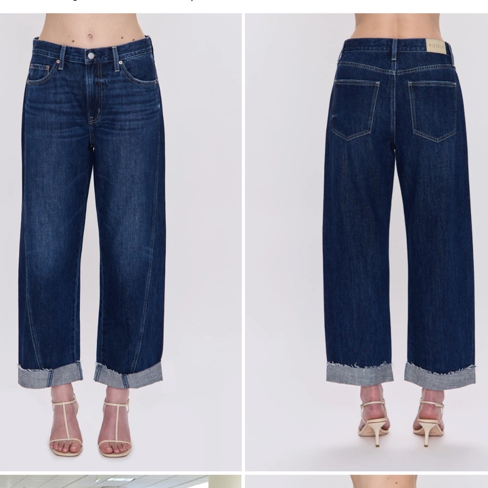 Kacey Cuffed High Waist Boyfriend Jeans